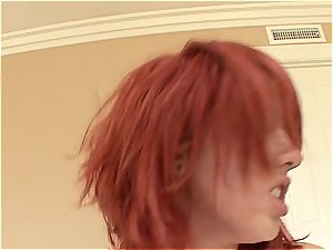 redhead teen gets eaten by the nanny